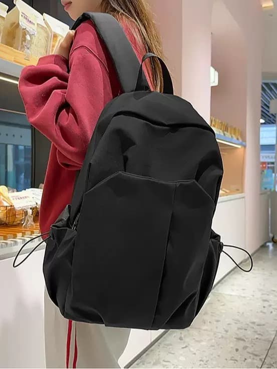 Sac à dos décontracté style coréen  pour homme et femme, grande capacité, sac de rangement pour ordinateur, tendance mode