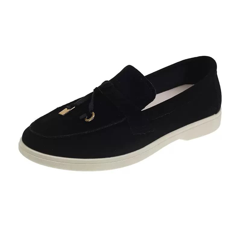 Mocassins à semelle souple pour femme, grandes pointures, chaussures plates décontractées et confortables, faciles à enfiler