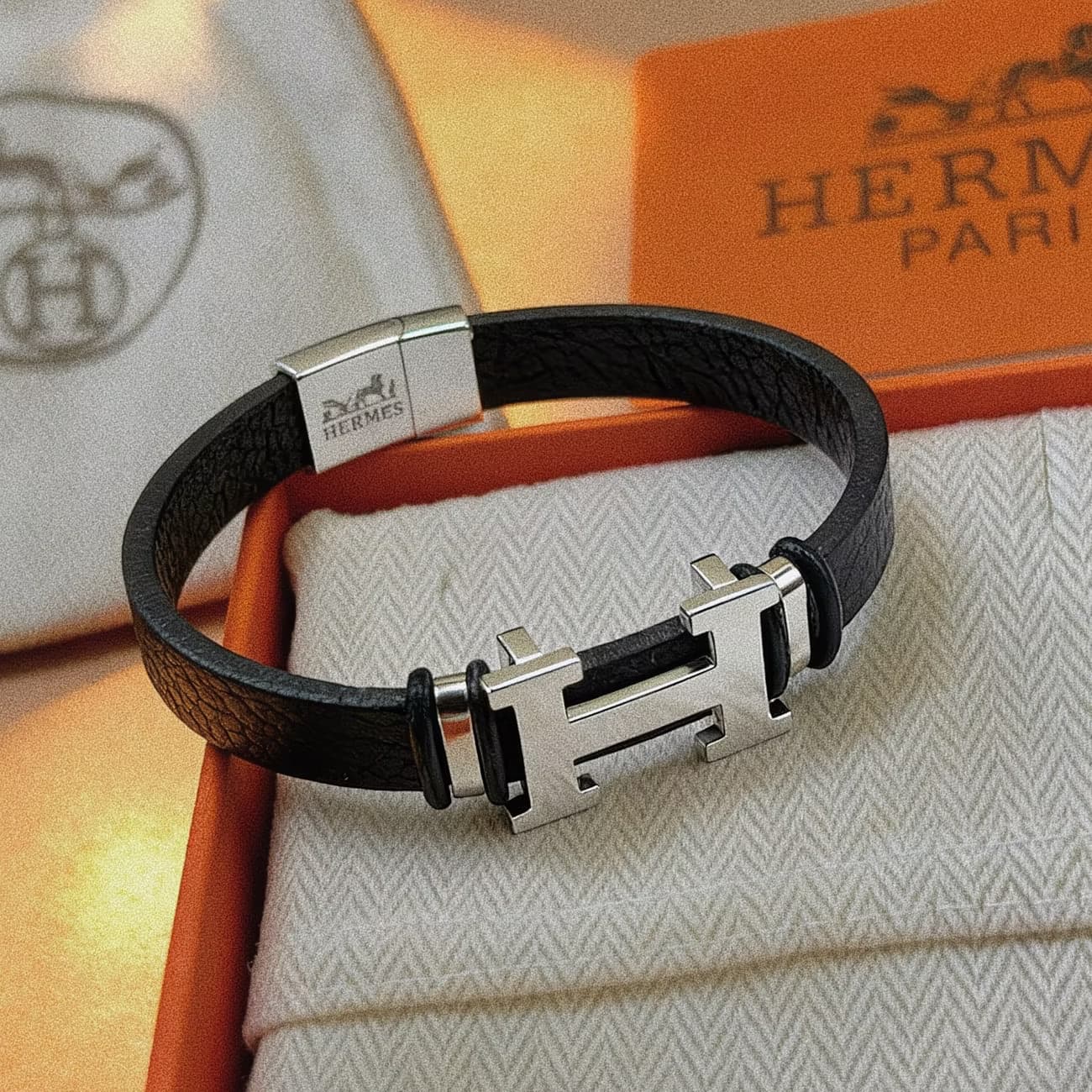 Bracelet « Black Knight » avec lettre